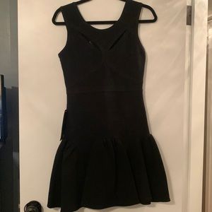 bebe Anna Godet Black Bandage Dress size Medium New with Tags